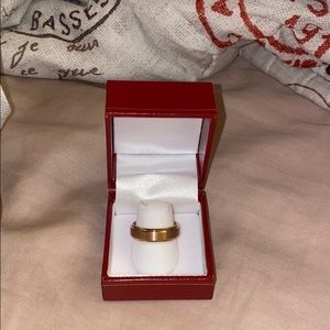 Size 7 1/2 Rose Gold Wedding Band